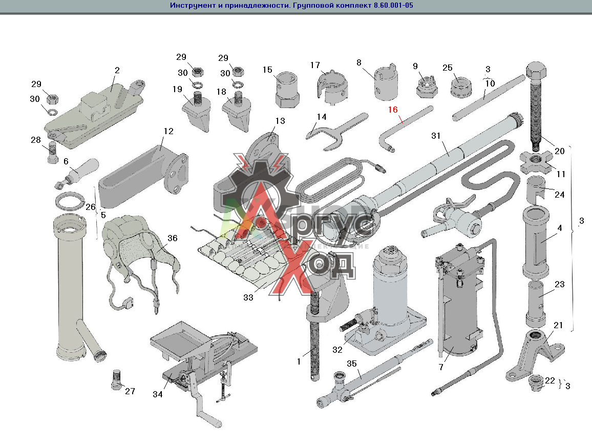 8.60.117 Ключ к пробке гидроамортизатора